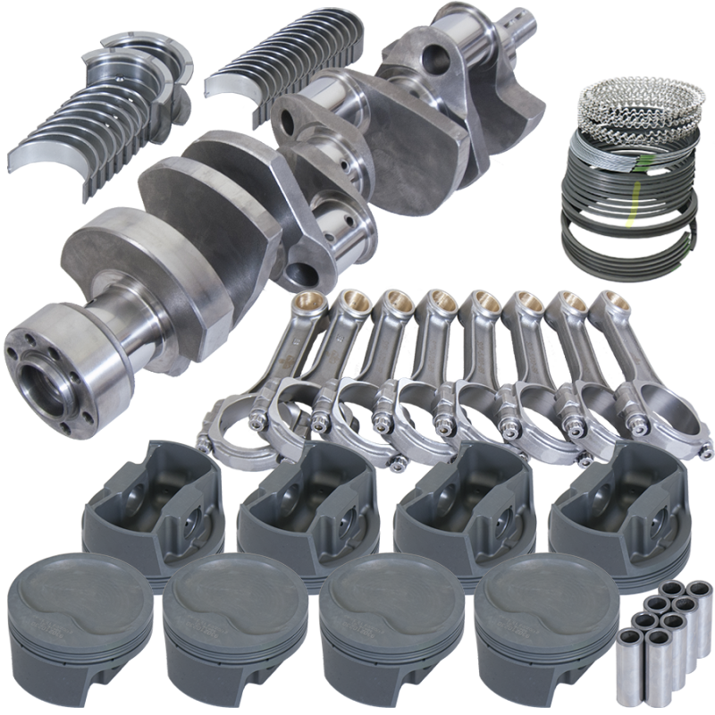 Eagle Chevy LT1350 1Pc 3.750in Crank 5.700in I-Beam Rods -16cc 4.030in Pistons Rotating Assembly