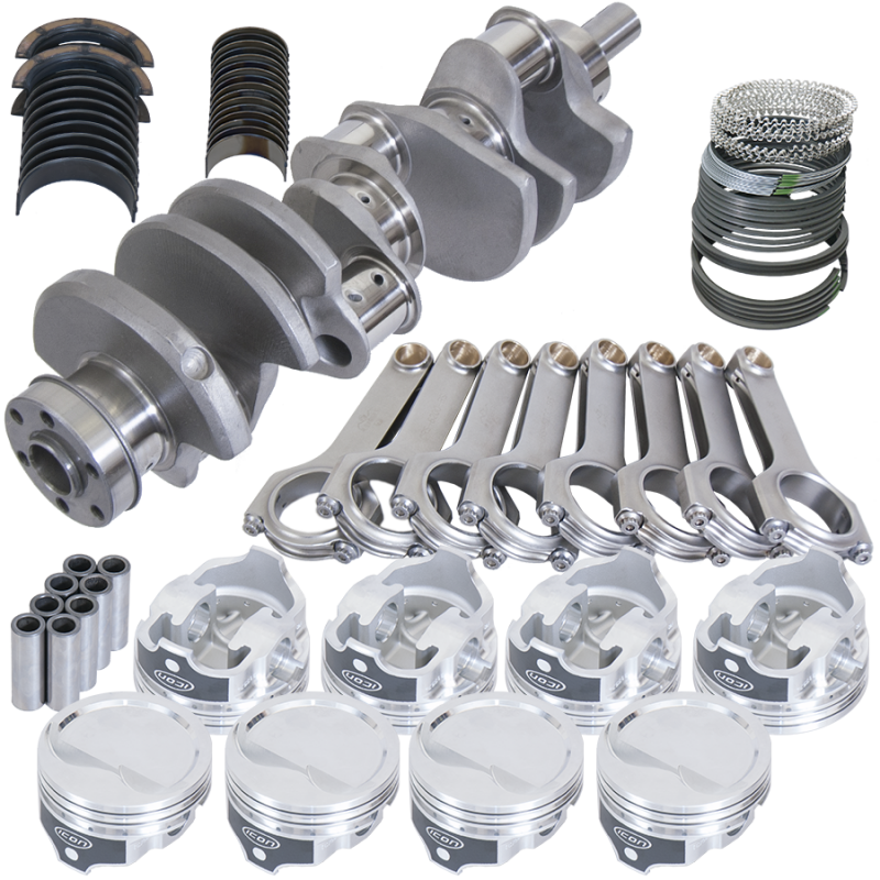 Eagle Ford 351W 4.000in Crank 6.200in H-Beam -15.8cc Inv Dome 4.060in Pistons Rotating Assembly