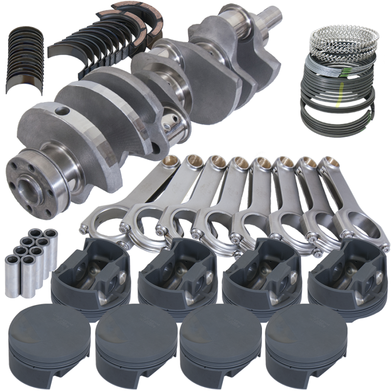 Eagle Ford 351C 3.850in Crank 6.000in H-Beam -3cc Flat Top 4.040in Pistons Rotating Assembly