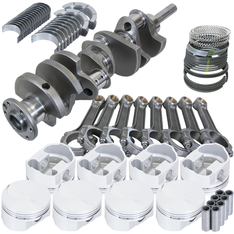 Eagle Ford 429/460 4.140in Crank 6.800in I-Beam Rods -3cc Flat Top 4.440in Pistons Rotating Assembly