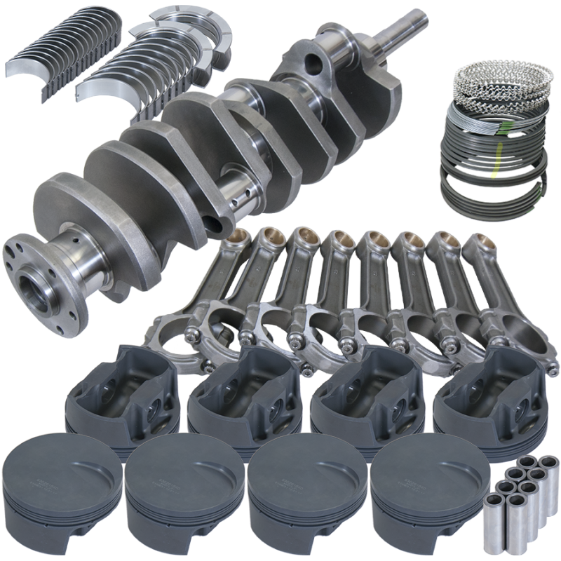 Eagle Ford 429/460 4.300in Crank 6.800in I-Beam Rods -3cc Flat Top 4.440in Pistons Rotating Assembly