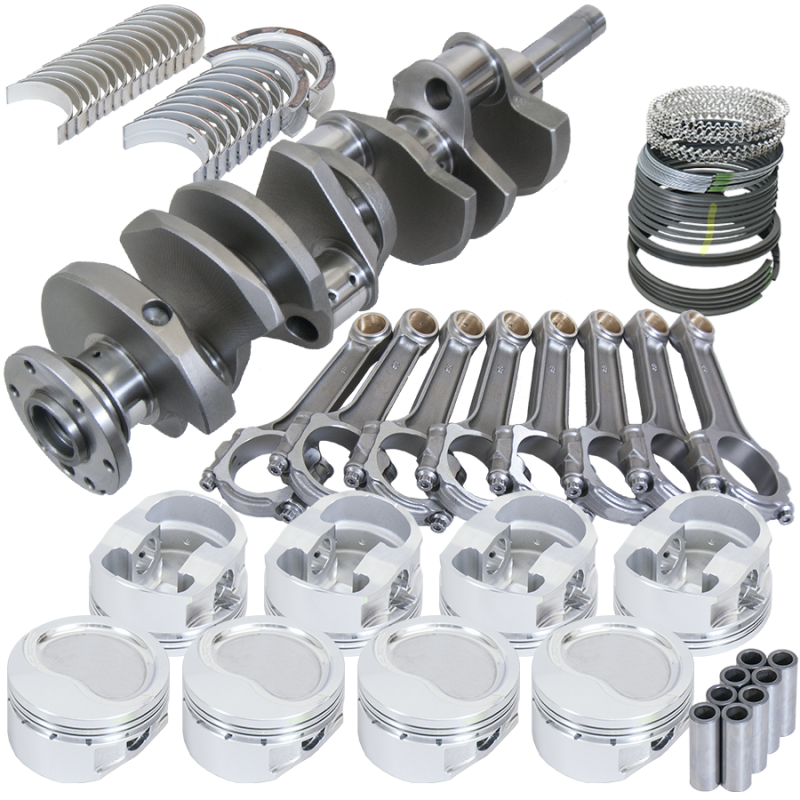Eagle Ford FE 4.250in Crank 6.700in I-Beam Rods -17cc Inv Dome 4.250in Pistons Rotating Assembly