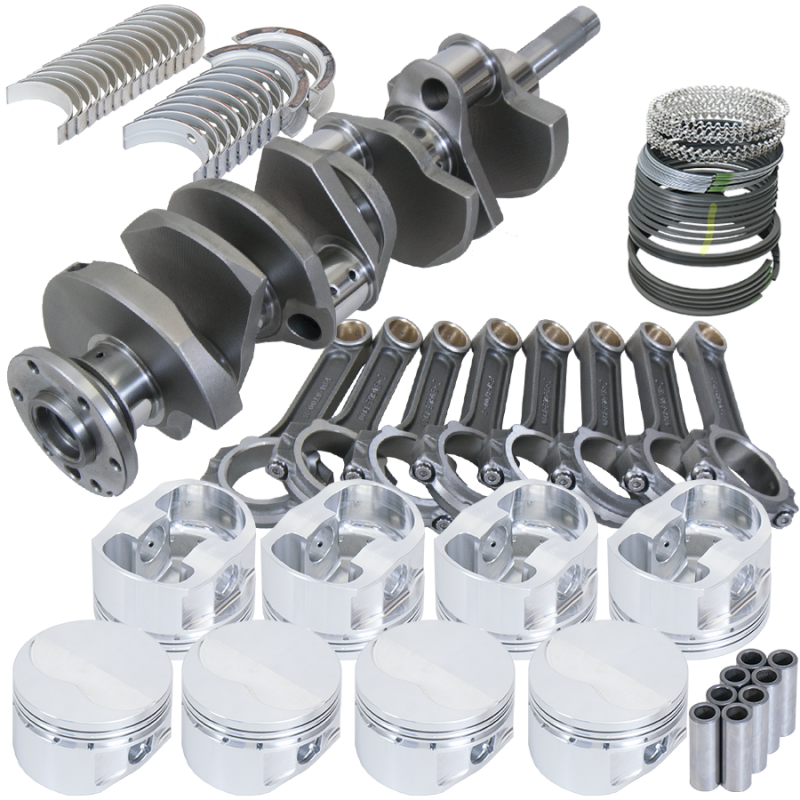 Eagle Ford FE 4.125in Crank 6.700in I-Beam Rods -7cc Flat Top 4.155in Pistons Rotating Assembly