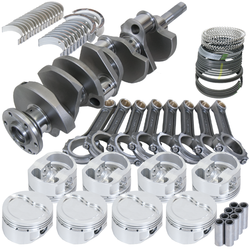 Eagle Ford FE 4.125in Crank 6.700in I-Beam Rods Forged 4032 -14cc 4.280in Pistons Rotating Assembly