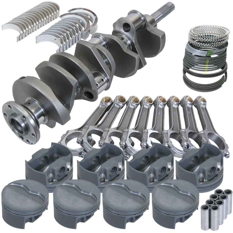 Eagle Ford FE 4.125in Crank 6.700in I-Beam Rods -7cc Flat Top 4.090in Pistons Rotating Assembly