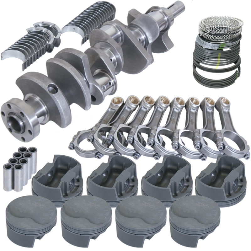 Eagle Ford 289/302 3.250in Crank 5.400in I-Beam Rods -6cc Flat Top 4.125in Pistons Rotating Assembly