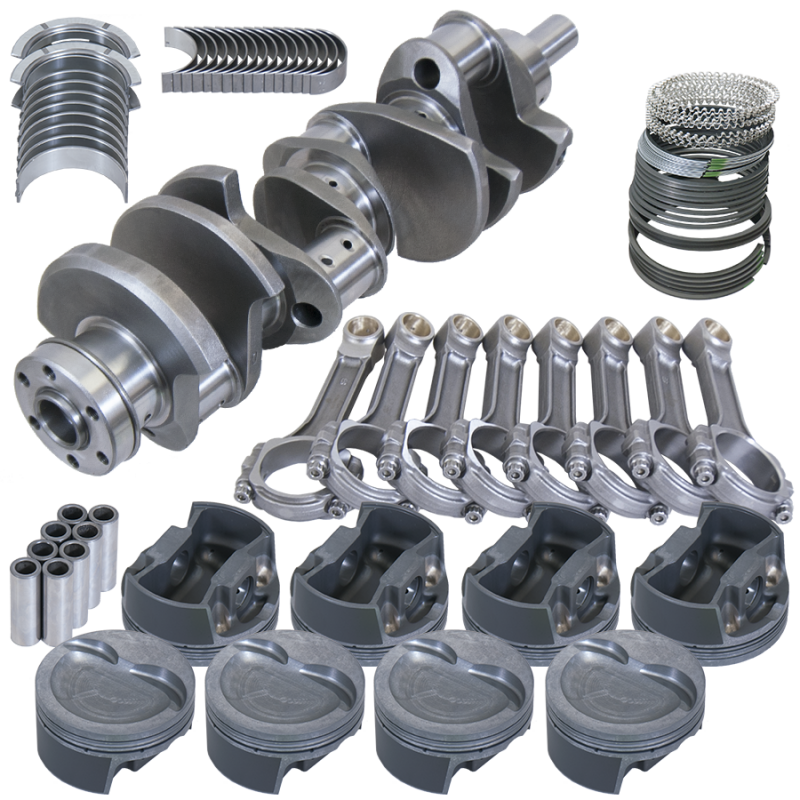 Eagle Ford 351W 4.000in Crank 6.250in I-Beam Rods -26cc Inv Dome 4.125in Pistons Rotating Assembly