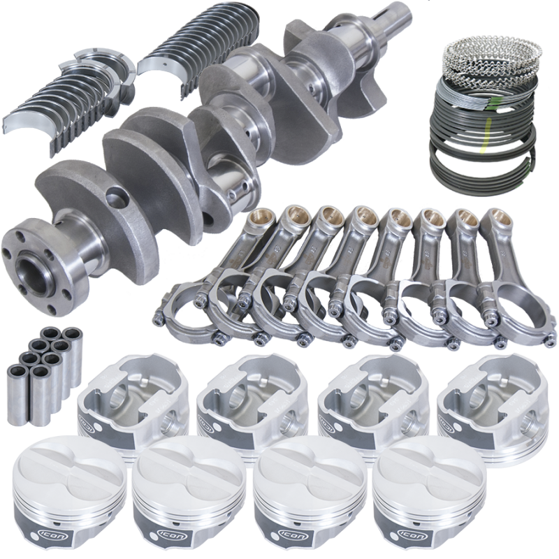 Eagle Ford 289/302 3.250in Crank 5.400in I-Beam Rod -11cc Flat Top 4.000in Pistons Rotating Assembly