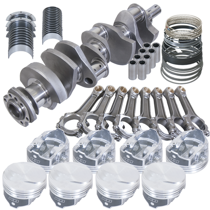 Eagle Chevy 454 4.250in Crank 6.385in I-Beam Rods 17cc Dome 4.350in Pistons Rotating Assembly