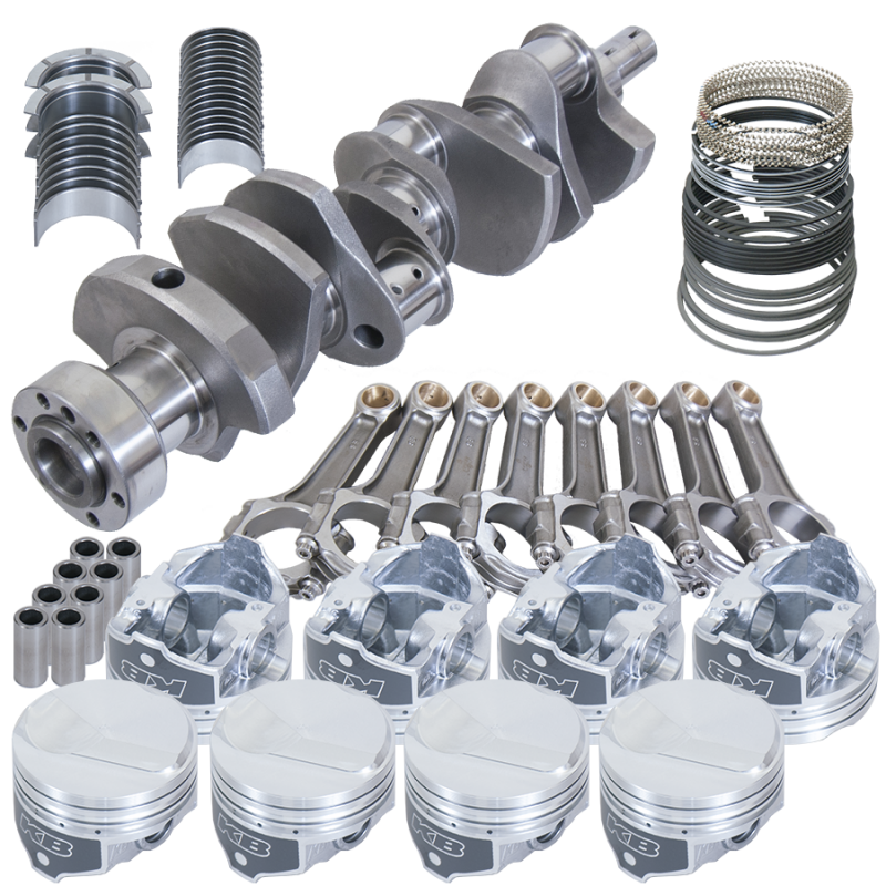 Eagle Chevy 454 1Pc 4.000in Crank 6.135in I-Beam Rods 25.5cc Dome 4.350in Pistons Rotating Assembly