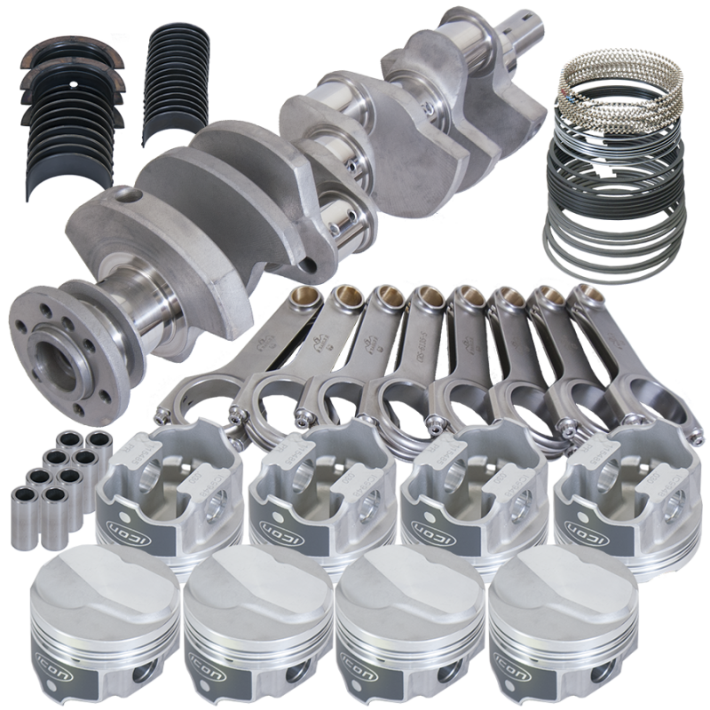 Eagle Chevy 396/402 3.766in Crank 6.135in H-Beam 17cc Dome 4.165in Pistons Rotating Assembly