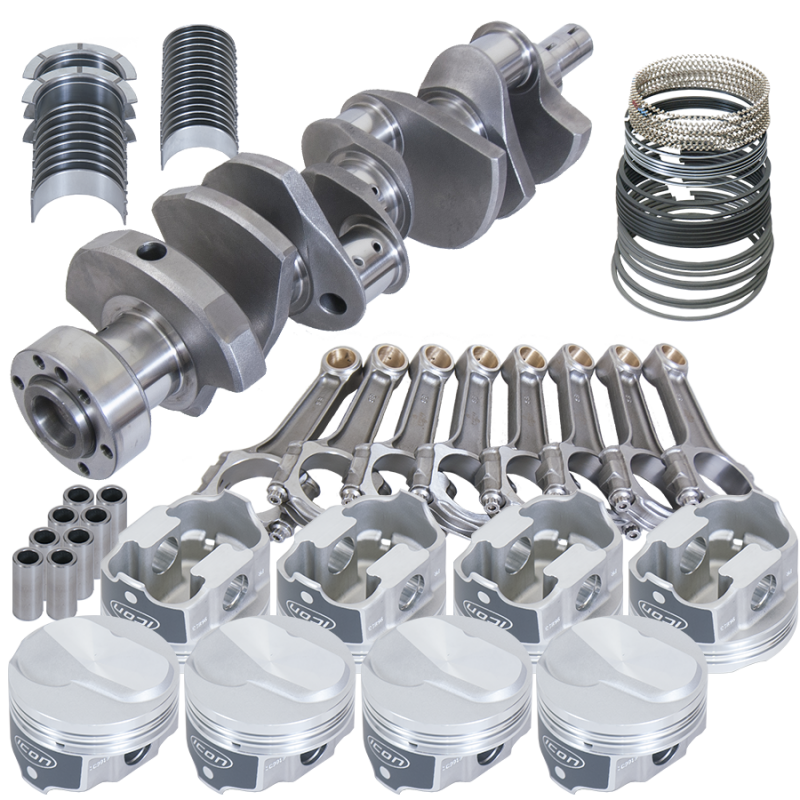 Eagle Chevy 454 1Pc 4.000in Crank 6.135in I-Beam Rods 18.3cc 4.350in Pistons Rotating Assembly