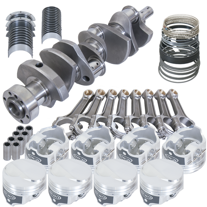 Eagle Chevy 454 1Pc 4.000in Crank 6.135in I-Beam Rods 18cc Dome 4.310in Pistons Rotating Assembly