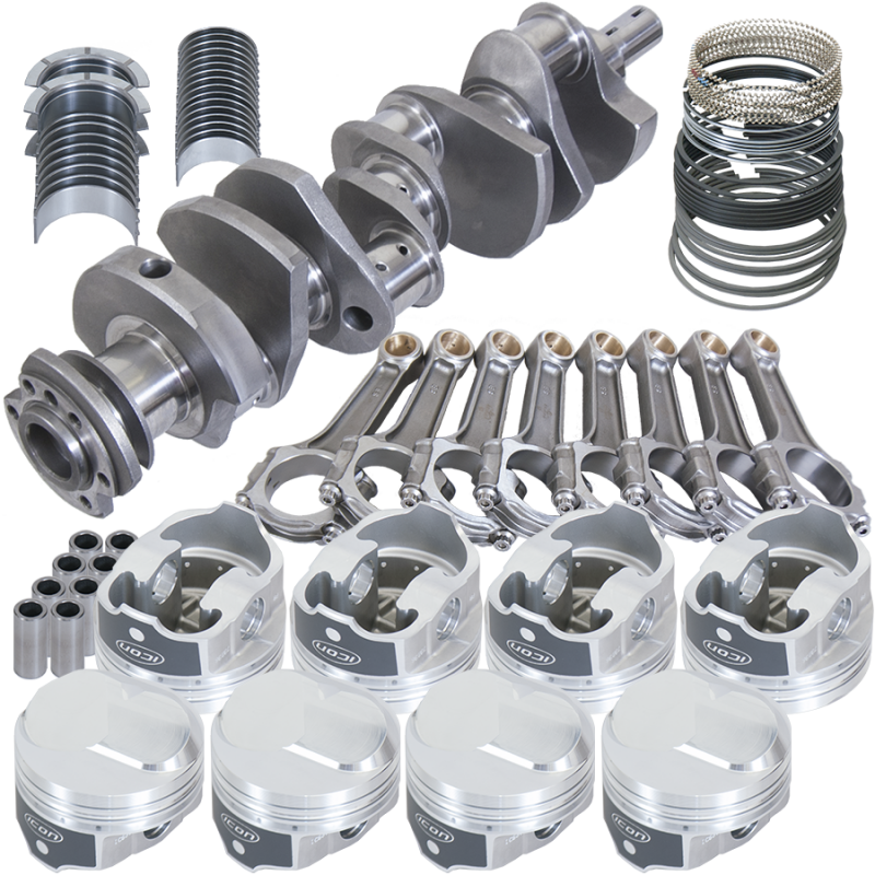 Eagle Chevy 454 4.000in Crank 6.135in I-Beam Rods 43cc Dome 4.280in Pistons Rotating Assembly