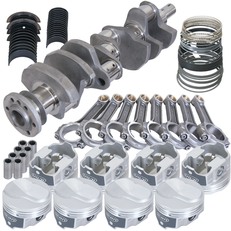 Eagle Chevy 454 4.000in Crank 6.135in I-Beam Rods Closed Chamber 4.350in Pistons Rotating Assembly