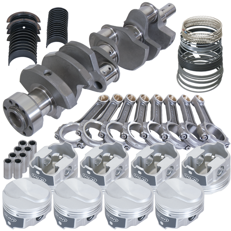 Eagle Chevy 454 1Pc 4.000in Crank 6.135in I-Beam Rod Closed Chamber 4.350in Piston Rotating Assembly