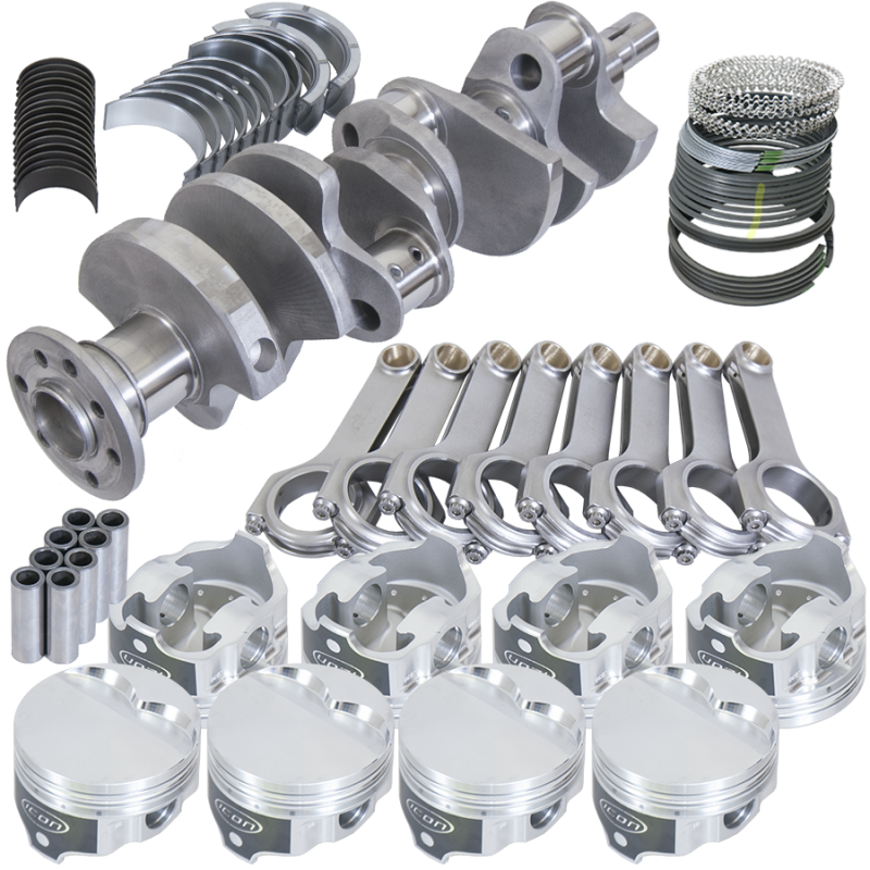 Eagle Chrysler 318 4.000in Crank 6.123in H-Beam -4.7cc Flat Top 3.970in Pistons Rotating Assembly