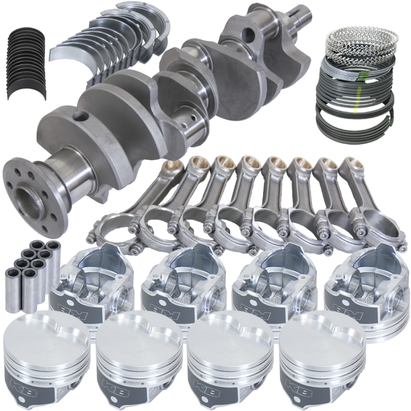 Eagle Chrysler 360 3.580in Crank 6.123in I-Beam Rods -5cc Flat Top 4.040in Pistons Rotating Assembly