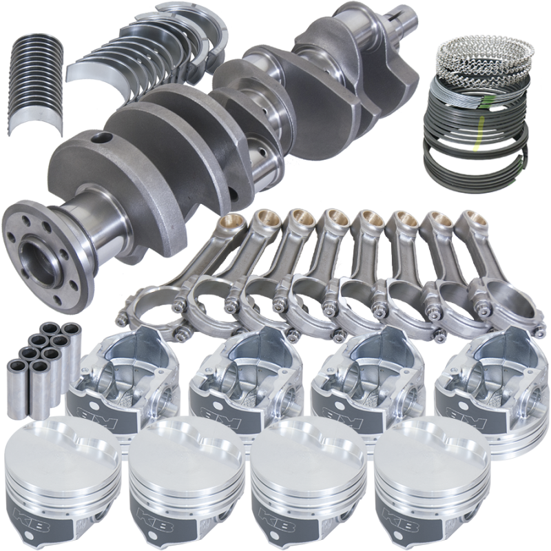 Eagle Chrysler 360 3.580in Crank 6.123in I-Beam Rods -5cc Flat Top 4.030in Pistons Rotating Assembly