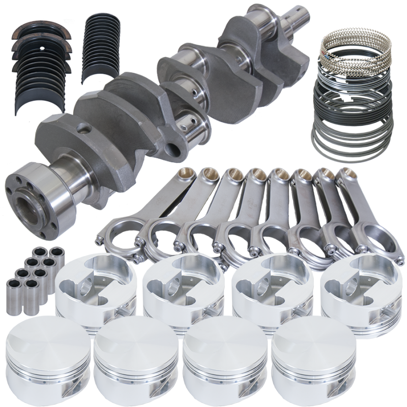 Eagle Chevy 454 1Pc 4.000in Crank 6.385in H-Beam -3cc Flat Top 4.310in Pistons Rotating Assembly