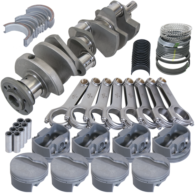 Eagle Pontiac 400 4.250in Crank 6.800in H-Beam -6cc Flat Top 4.185in Pistons Rotating Assembly