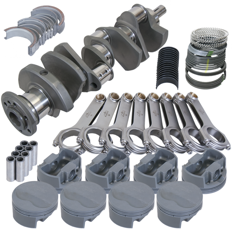 Eagle Pontiac 455 4.250in Crank 6.800in H-Beam -6cc Flat Top 4.185in Pistons Rotating Assembly