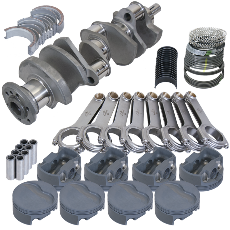 Eagle Pontiac 455 4.500in Crank 6.800in H-Beam -6cc Flat Top 4.185in Pistons Rotating Assembly