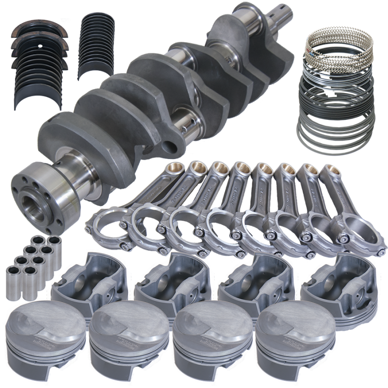 Eagle Chevy 454 1Pc 4.250in Crank 6.385in I-Beam Rods 18cc Dome 4.280in Pistons Rotating Assembly