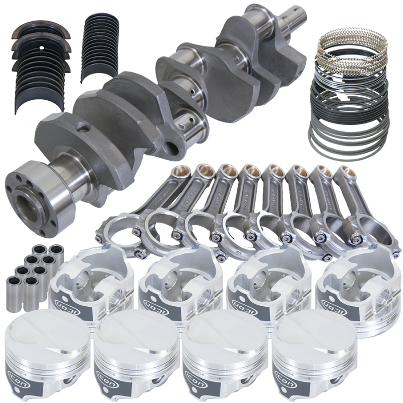 Eagle Chevy 454 1Pc 4.000in Crank 6.135in I-Beam Rods 18cc Dome 4.320in Pistons Rotating Assembly