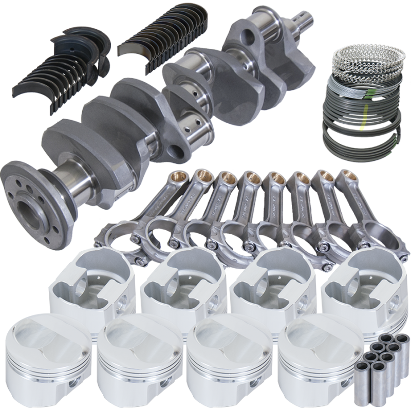 Eagle Chevy 350 3.750in Crank 5.700in I-Beam Rods Srp 7cc Dome 4.040in Pistons Rotating Assembly