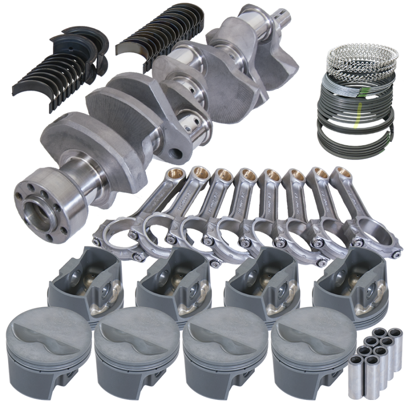 Eagle Chevy LT1 350 1Pc 3.480in Crank 5.700in I-Beam Rods -5cc 4.040in Pistons Rotating Assembly