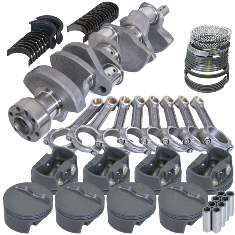 Eagle Chevy LT1 350 1Pc 3.480in Crank 6.000in I-Beam Rods -5cc 4.040in Pistons Rotating Assembly