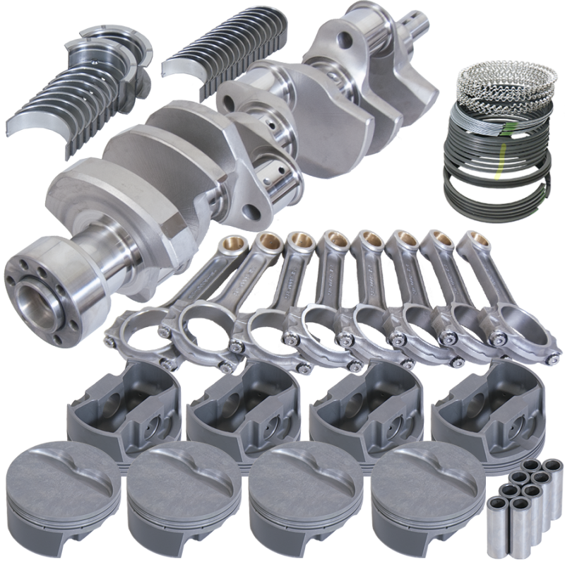Eagle Chevy LT1 350 1Pc 3.750in Crank 6.000in I-Beam Rods -5cc 4.030in Pistons Rotating Assembly