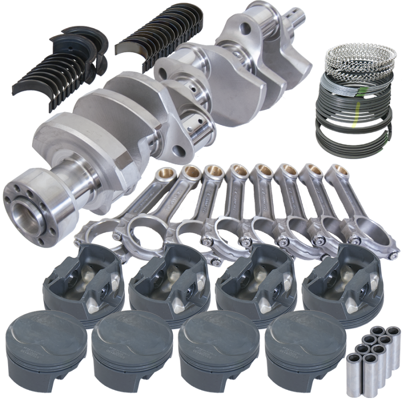 Eagle Chevy LT1 350 1Pc 3.750in Crank 6.000in I-Beam Rod 11cc Dome 4.040in Pistons Rotating Assembly