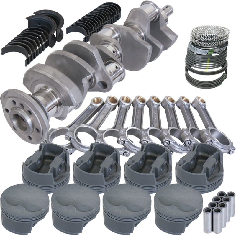 Eagle Chevy 400 3.750in Crank 6.000in I-Beam Rods -5cc Flat Top 4.165in Pistons Rotating Assembly