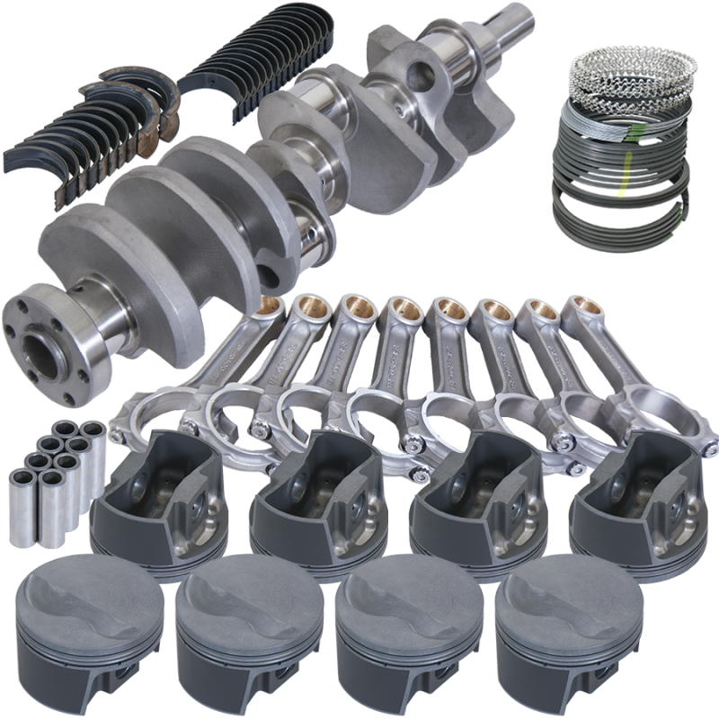 Eagle Ford 289/302 3.000in Crank 5.090in I-Beam Rods -5cc Flat Top 4.040in Pistons Rotating Assembly