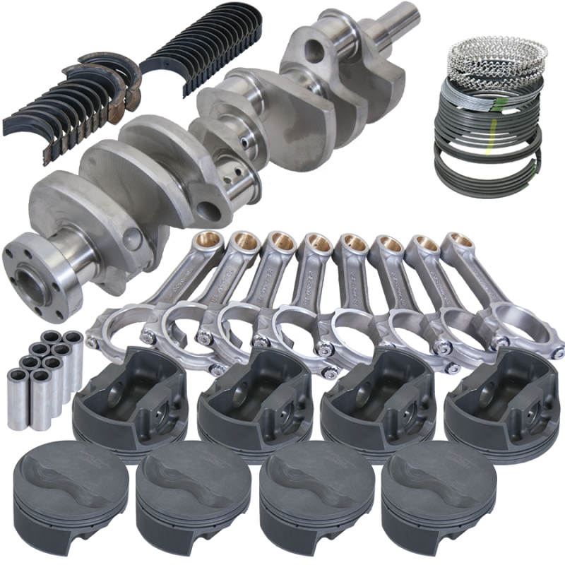 Eagle Ford 289/302 3.400in Crank 5.400in I-Beam Rods -6cc Flat Top 4.030in Pistons Rotating Assembly