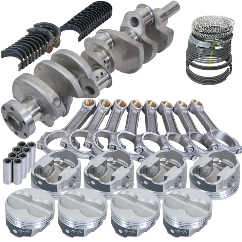 Eagle Ford 289/302 3.400in Crank 5.400in I-Beam Rod -11cc Flat Top 4.060in Pistons Rotating Assembly