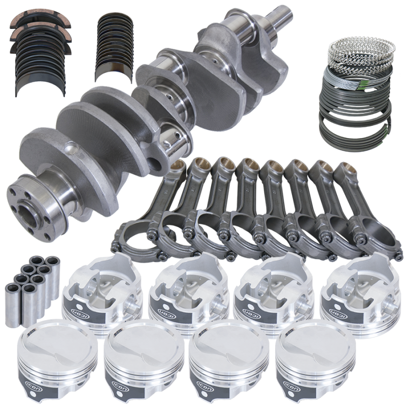Eagle Ford 351W 4.000in Crank 2.750in Mains 6.200in I-Beam Rods 4.060in Pistons Rotating Assembly