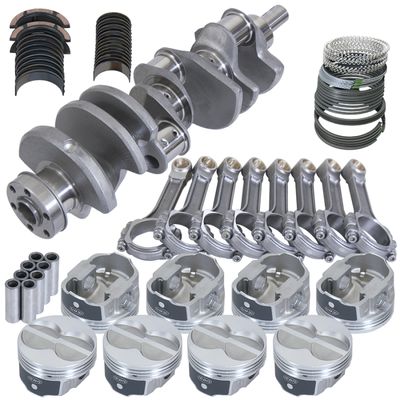 Eagle Ford 351W 4.000in Crank 2.750in Journal 6.200in I-Beam Rods 4.000in Pistons Rotating Assembly