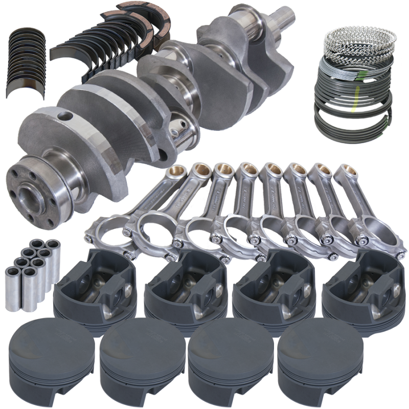 Eagle Ford 351C 3.850in Crank 6.000in I-Beam Rods -3cc Flat Top 4.030in Pistons Rotating Assembly