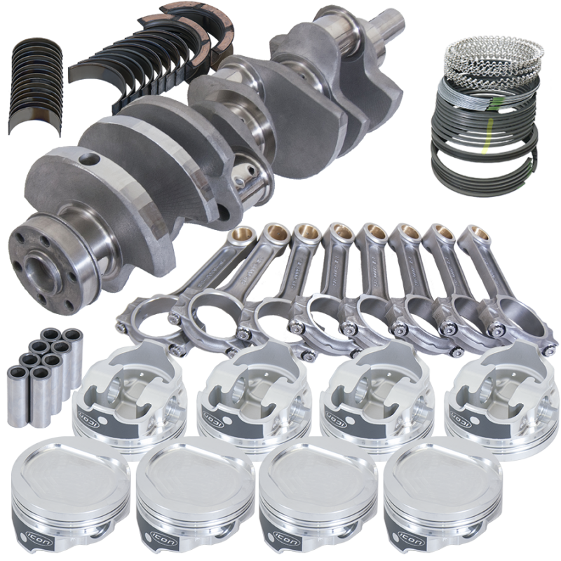 Eagle Ford 351C 3.850in Crank 6.000in I-Beam Rods -20cc 4.040in Pistons Rotating Assembly