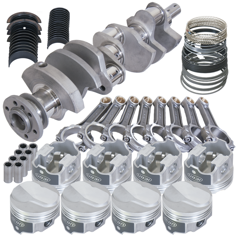Eagle Chevy 396 3.766in Crank 6.135in I-Beam Rods 17cc Dome 4.125in Pistons Rotating Assembly