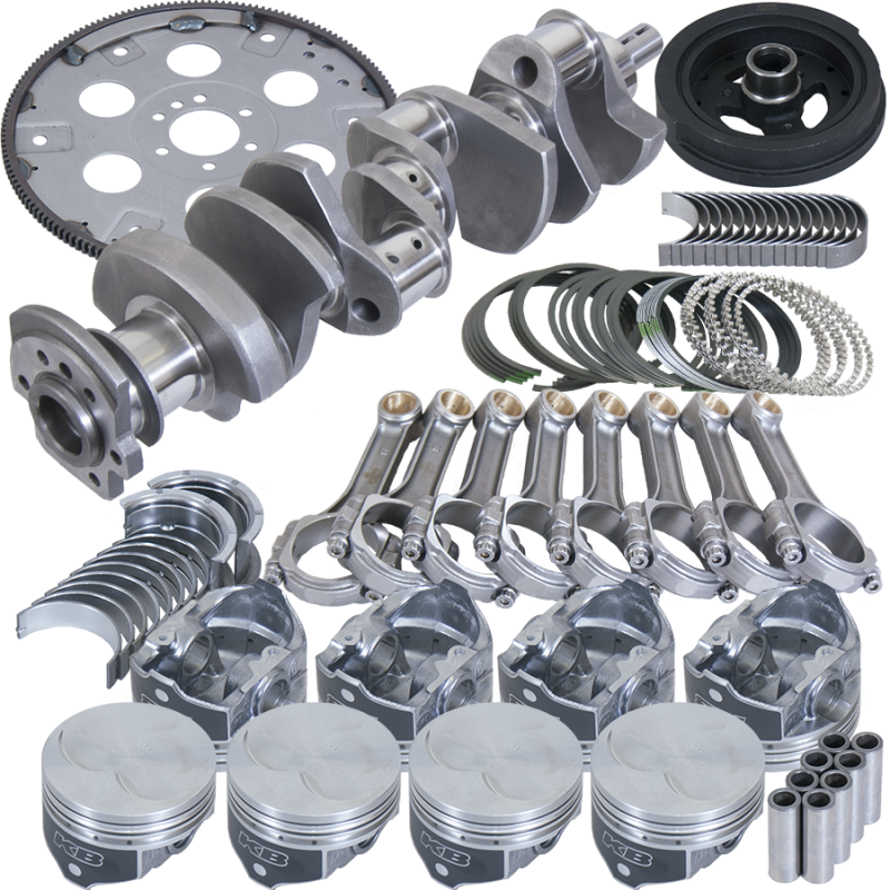 Eagle Chevy 400 3.750in Crank 5.700in I-Beam Rods -7cc Flat Top 4.155in Pistons Balanced Assembly