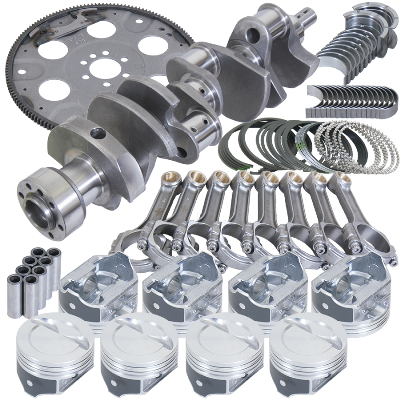 Eagle Chevy LT1350 1Pc 3.750in Crank 5.700in I-Beam 4.060in Pistons 153 Tooth FP Balanced Assembly