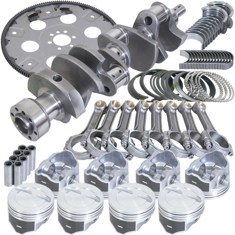 Eagle Chevy LT1350 1Pc 3.750in Crank 5.700in I-Beam 4.060in Pistons 168 Tooth FP Balanced Assembly