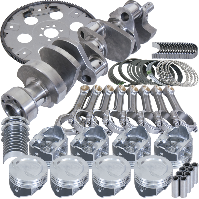 Eagle Chevy LT1350 1Pc 3.750in Crank 5.700in I-Beam Rods 4.060in Pistons 168 Tooth FP Bal Assembly