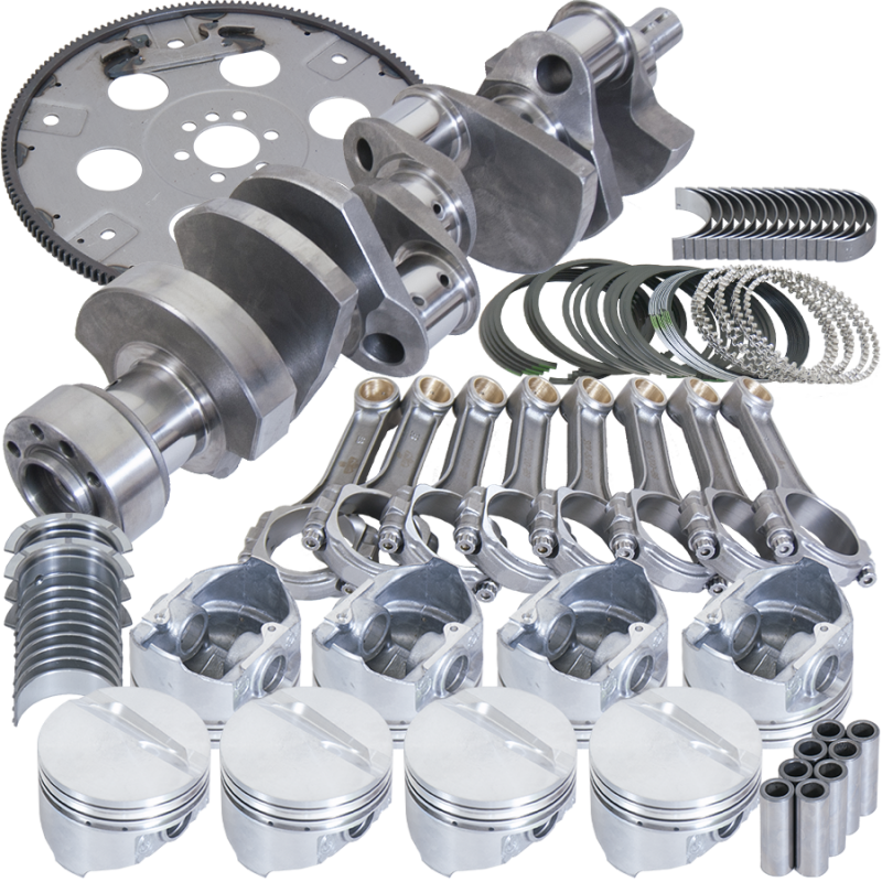Eagle Chevy LT1350 1Pc 3.750in Crank 5.700in I-Beam Rods 4.040in Pistons 168 Tooth FP Blncd Assembly