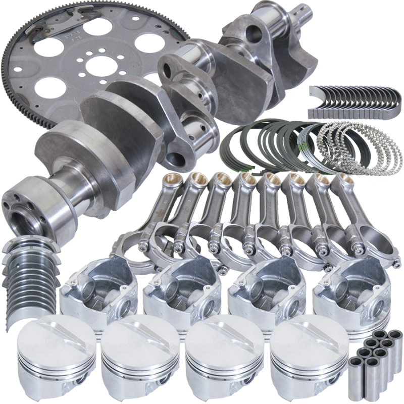 Eagle Chevy LT1350 1Pc 3.750in Crank 5.700in I-Beam Rods 4.060in Pistons 153 Tooth FP Blncd Assembly