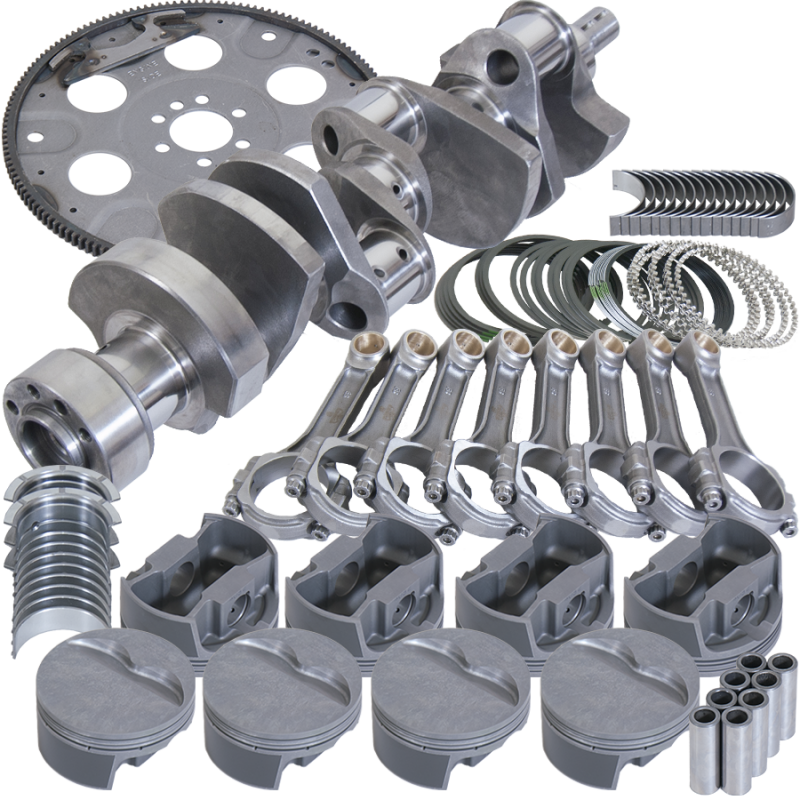 Eagle Chevy LT1350 1Pc 3.750in Crank 6.000in I-Beam 4.030in Pistons 153 Tooth FP Balanced Assembly